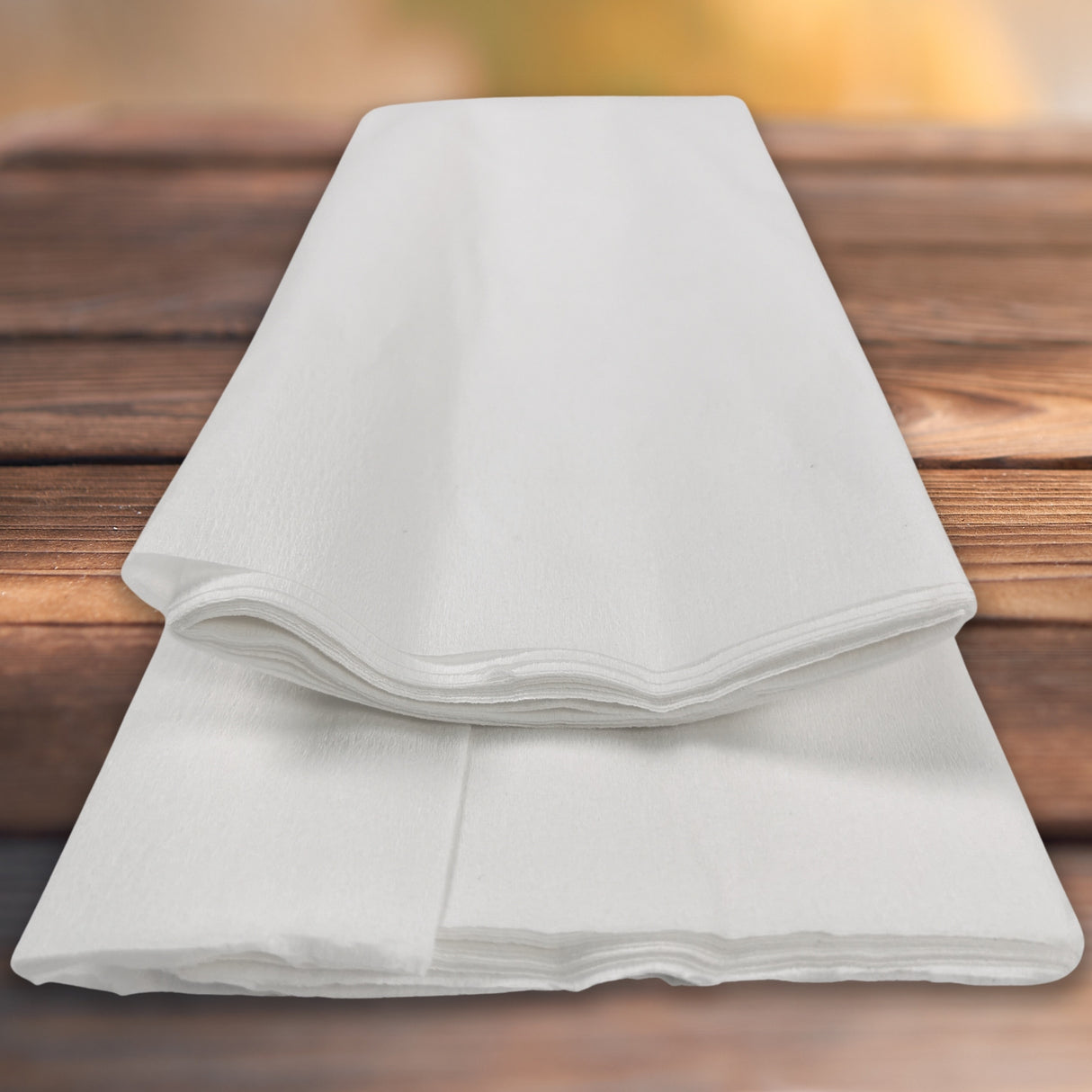 White Crepe Paper Sheets Large Fold 50cmx300cm