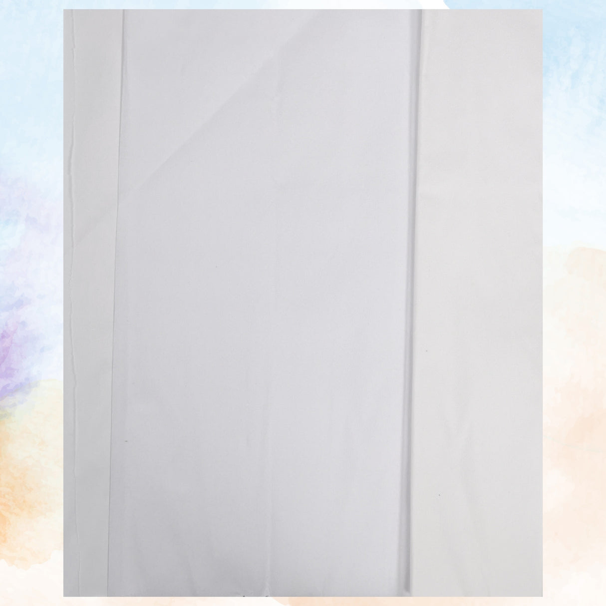 White Crepe Paper Sheets Large Fold 50cmx300cm