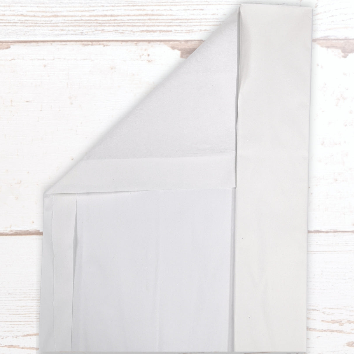 White Crepe Paper Sheets Large Fold 50cmx300cm