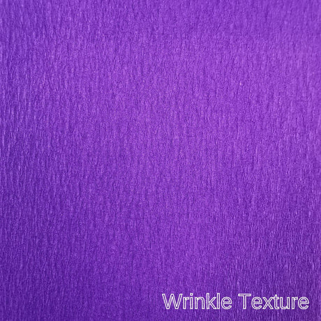 Purple Crepe Paper Sheets Large Fold 50cm x 300cm