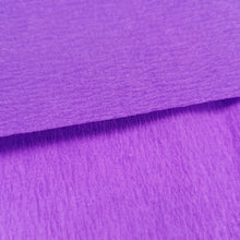 Load image into Gallery viewer, Extra Large Purple Crepe Paper Sheets For Flower Crafting &amp; Gift Wrapping 50cmx300cm
