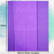 Load image into Gallery viewer, 48 Extra Large Assorted Colour Crepe Paper Sheets For Flower Crafting &amp; Gift Wrapping 50cmx300cm
