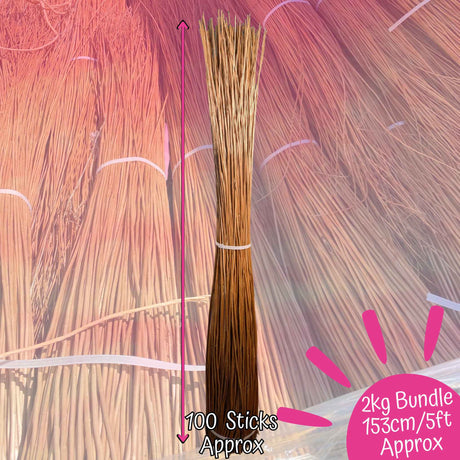 2kg Buff Willow Sticks (Withies)