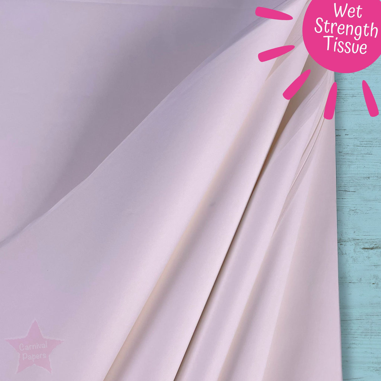 White Wet Strength Tissue Paper 10 Sheets