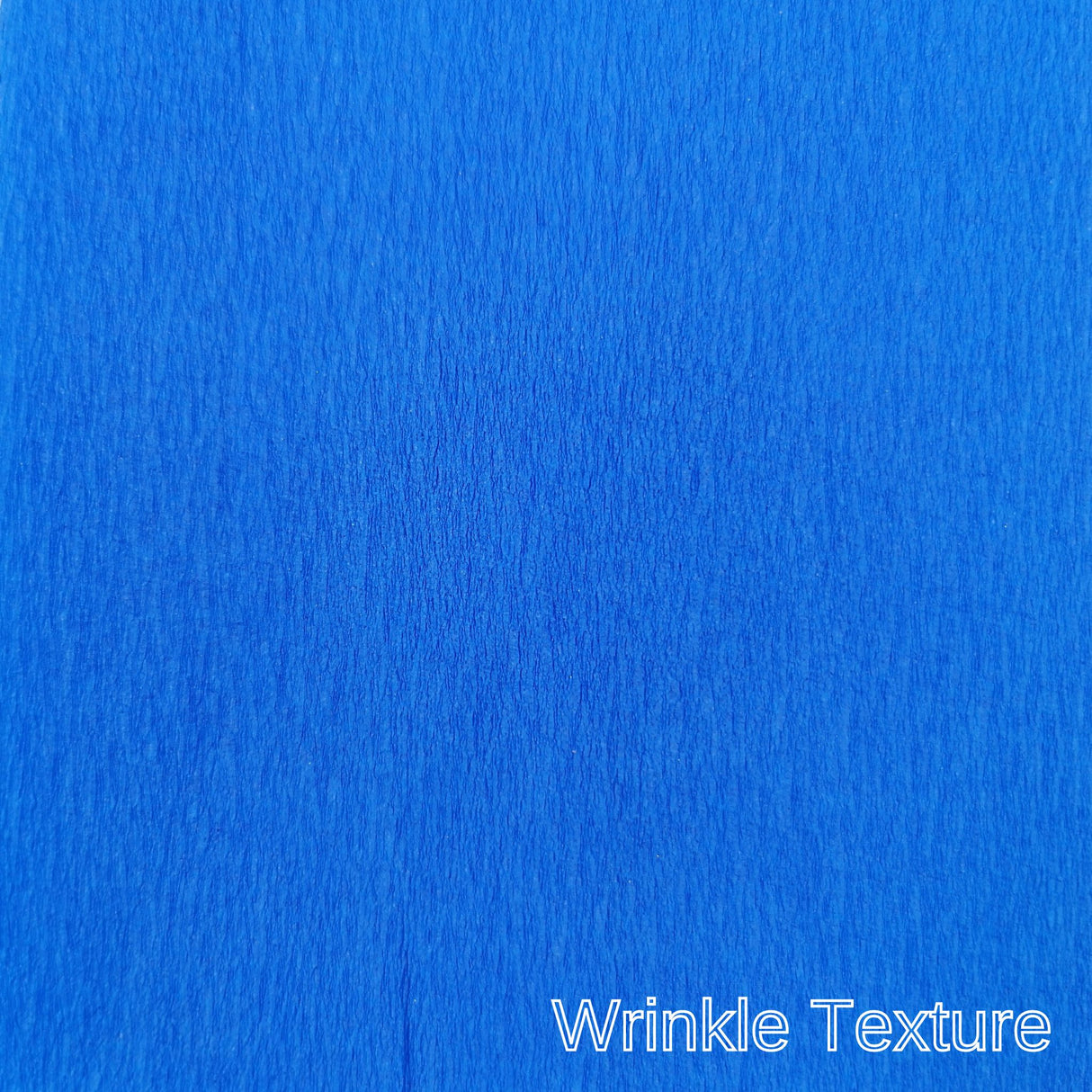 Blue Bright Crepe Paper Sheets Large Fold 50cm x 300cm