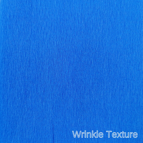 Blue Bright Crepe Paper Sheets Large Fold 50cm x 300cm