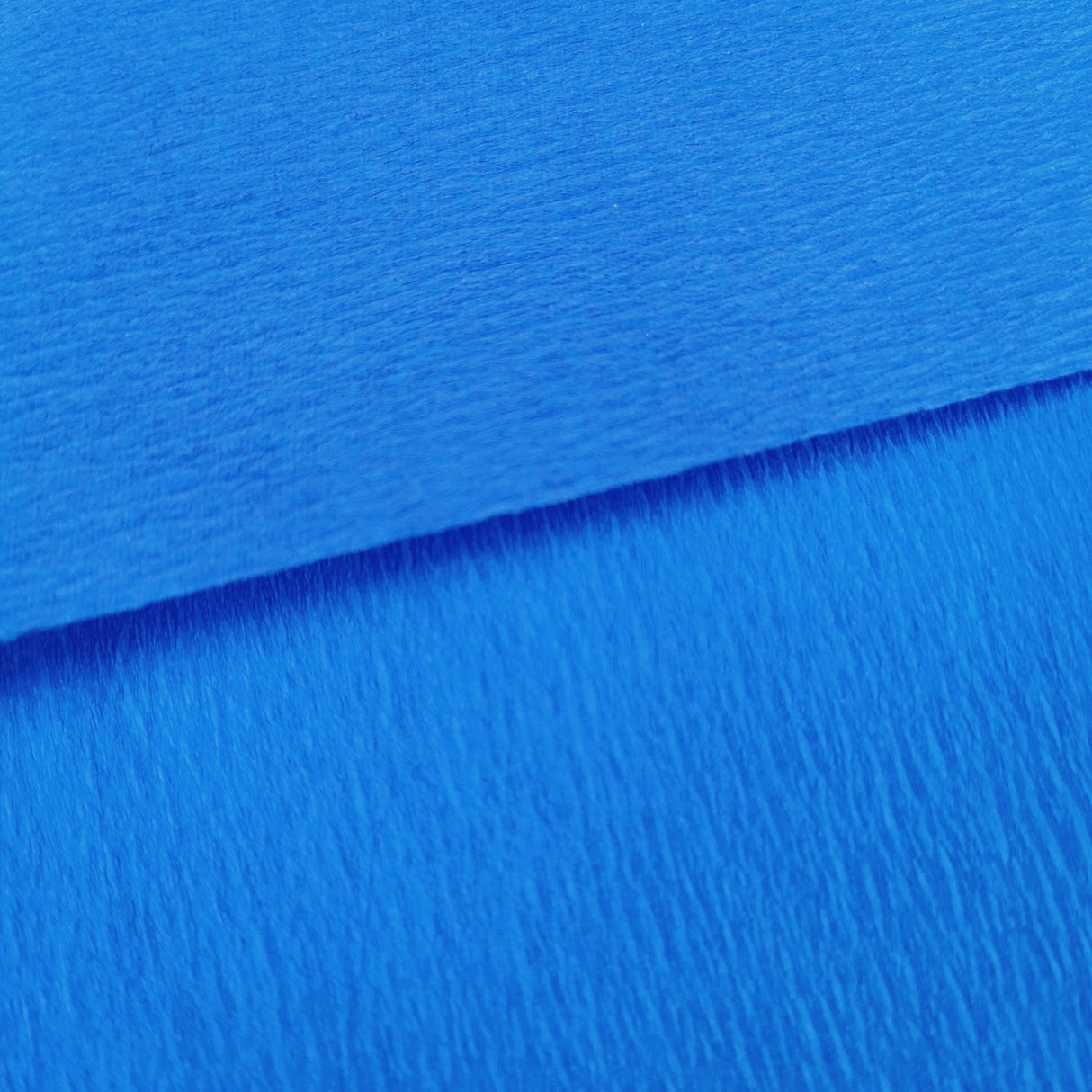 Blue Bright Crepe Paper Sheets Large Fold 50cm x 300cm