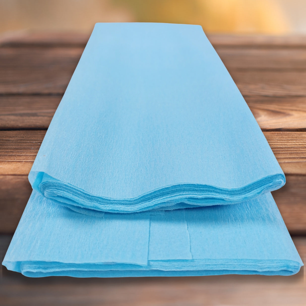 Extra Large Light Blue Crepe Paper Sheets For Flower Crafting & Gift Wrapping 50cmx300cm