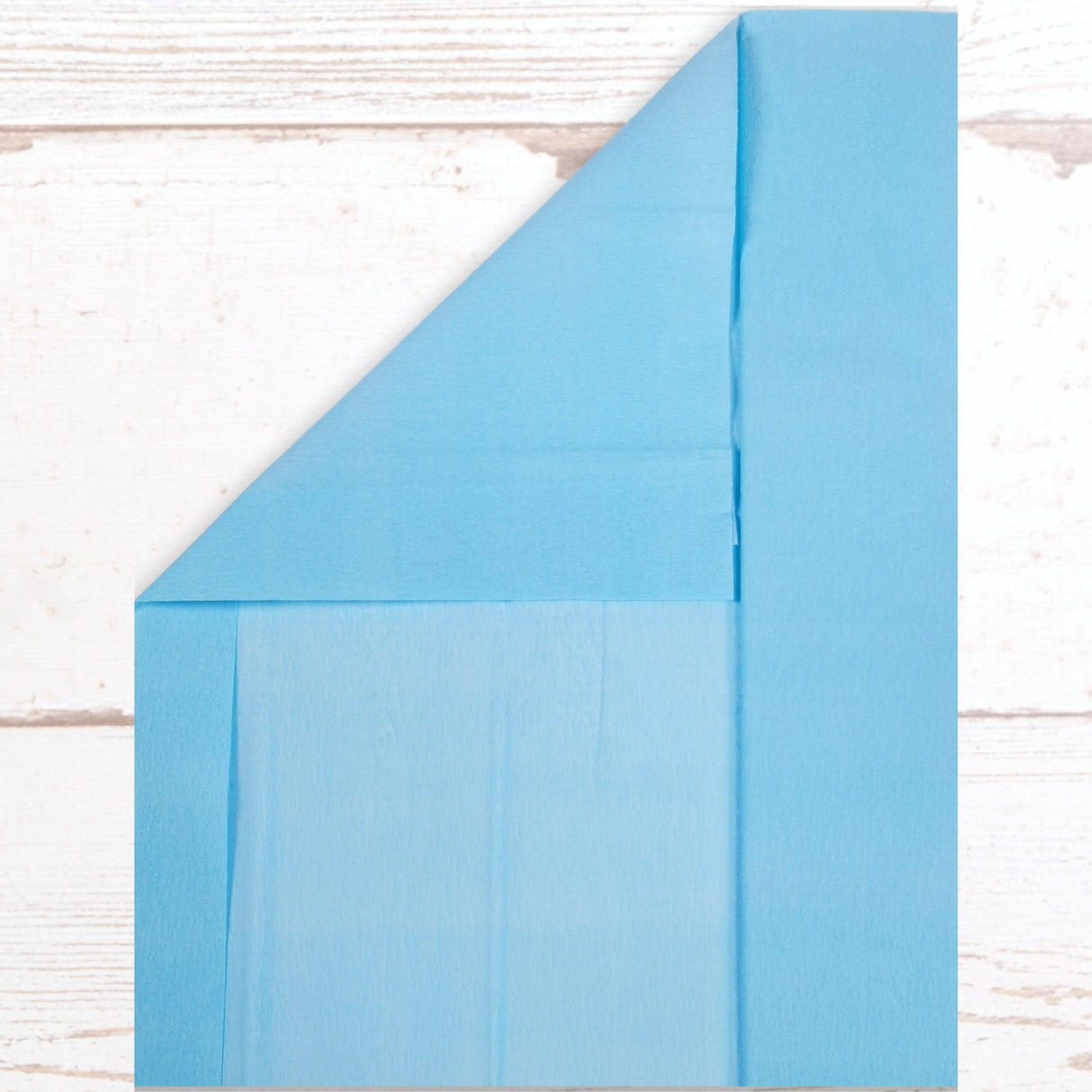 Extra Large Light Blue Crepe Paper Sheets For Flower Crafting & Gift Wrapping 50cmx300cm