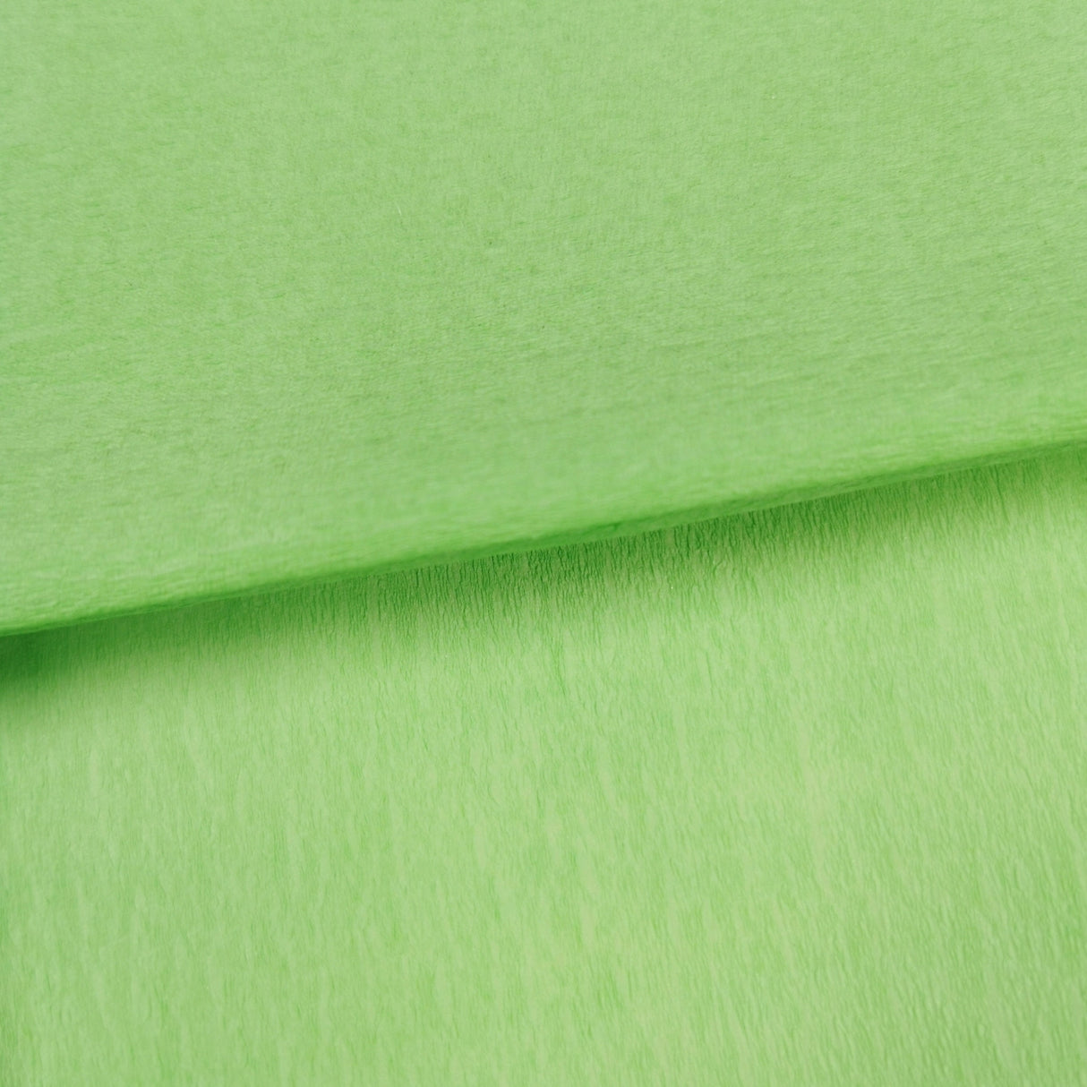Light Green Crepe Paper Sheets Large Fold 50cm x 300cm