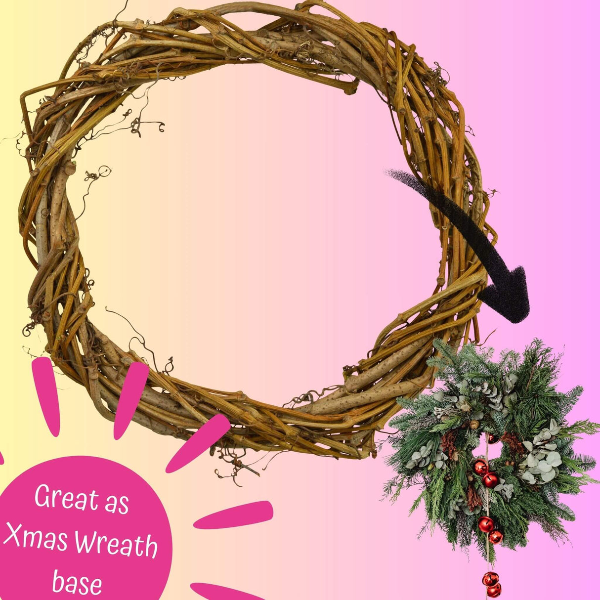 2kg Buff Willow Sticks (Withies)