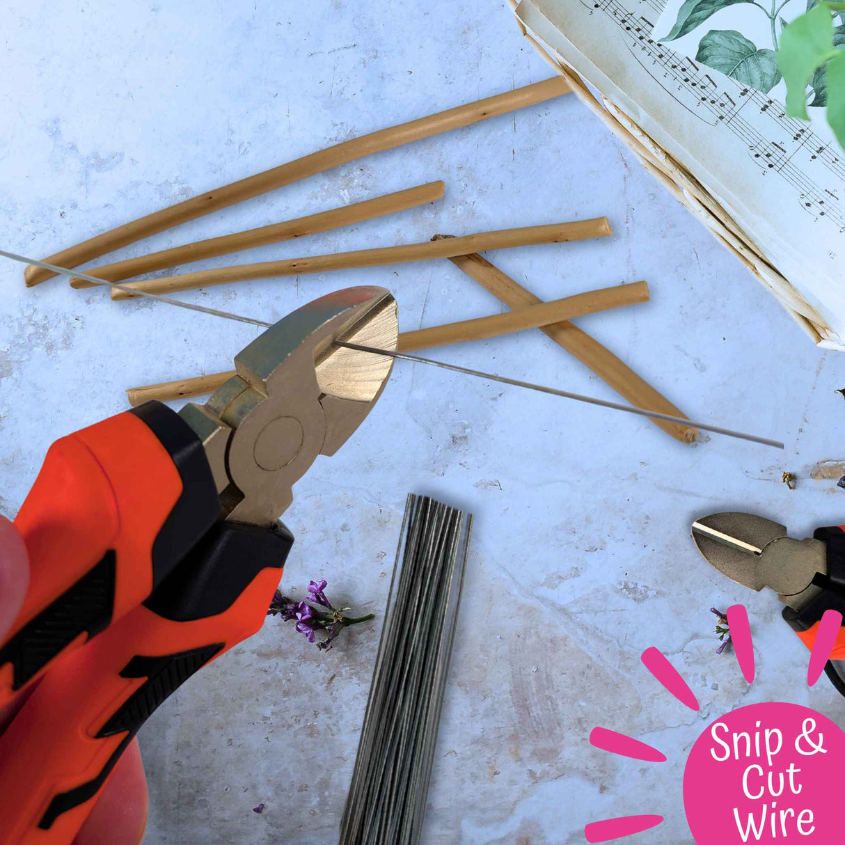 18cm Side Cutters Chrome Vanadium Steel with Soft Grip Handles