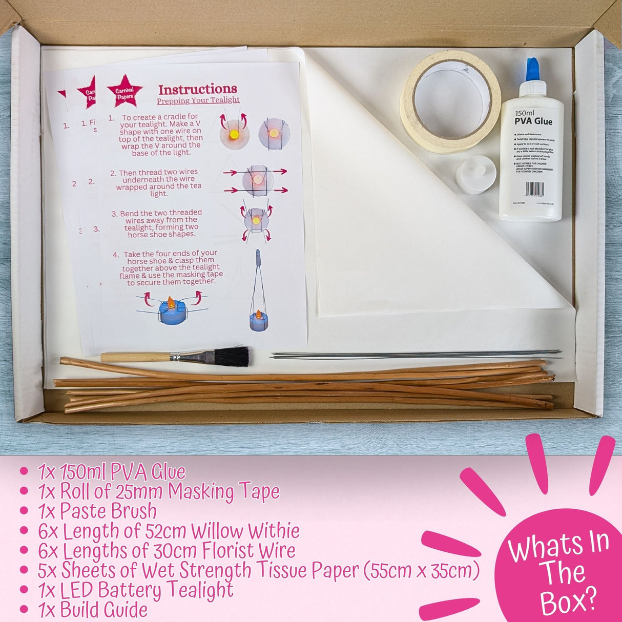 Glow Lantern Kit – Everything You Need to Make One Lantern