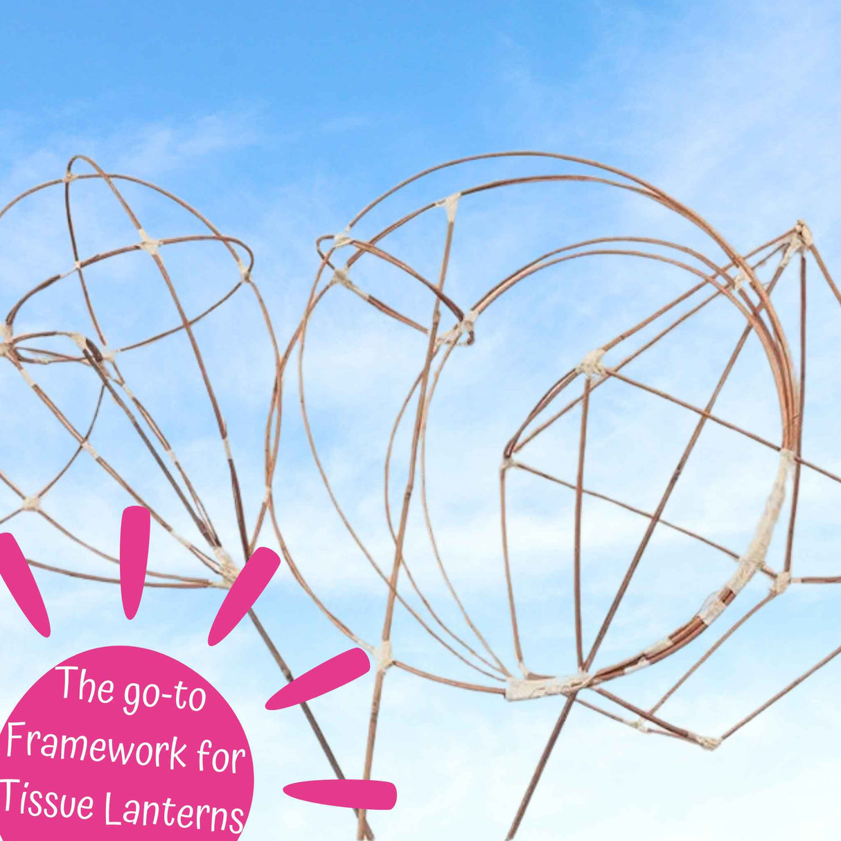 2kg Buff Willow Sticks (Withies)