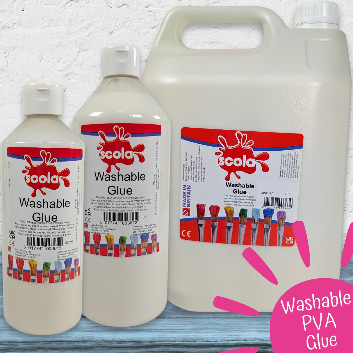 Scola PVA Washable Glue