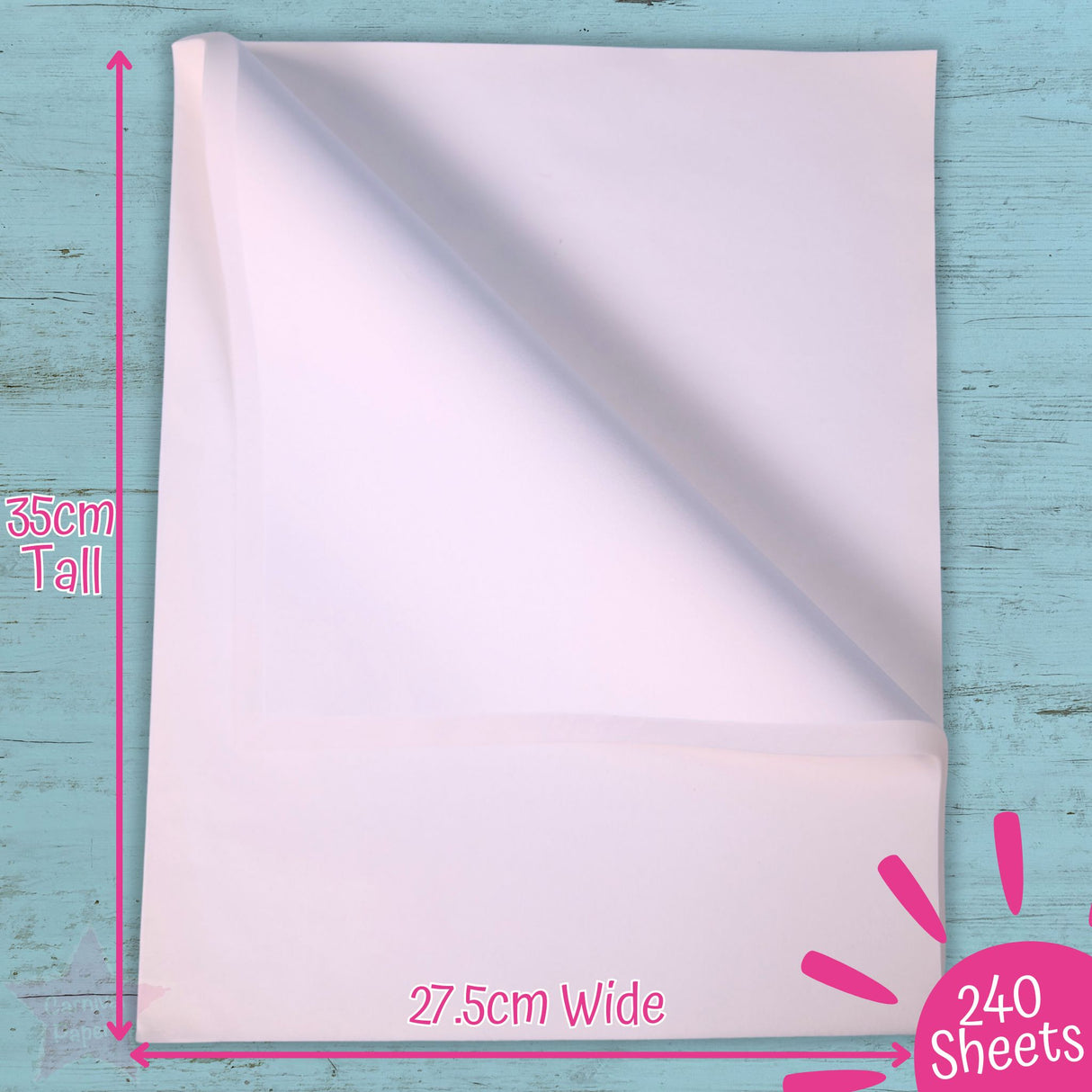 Wet Strength Tissue Paper Studio Size Sheets  – Pack of 240 Sheets