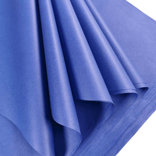 Blue Tissue Paper Folds 4