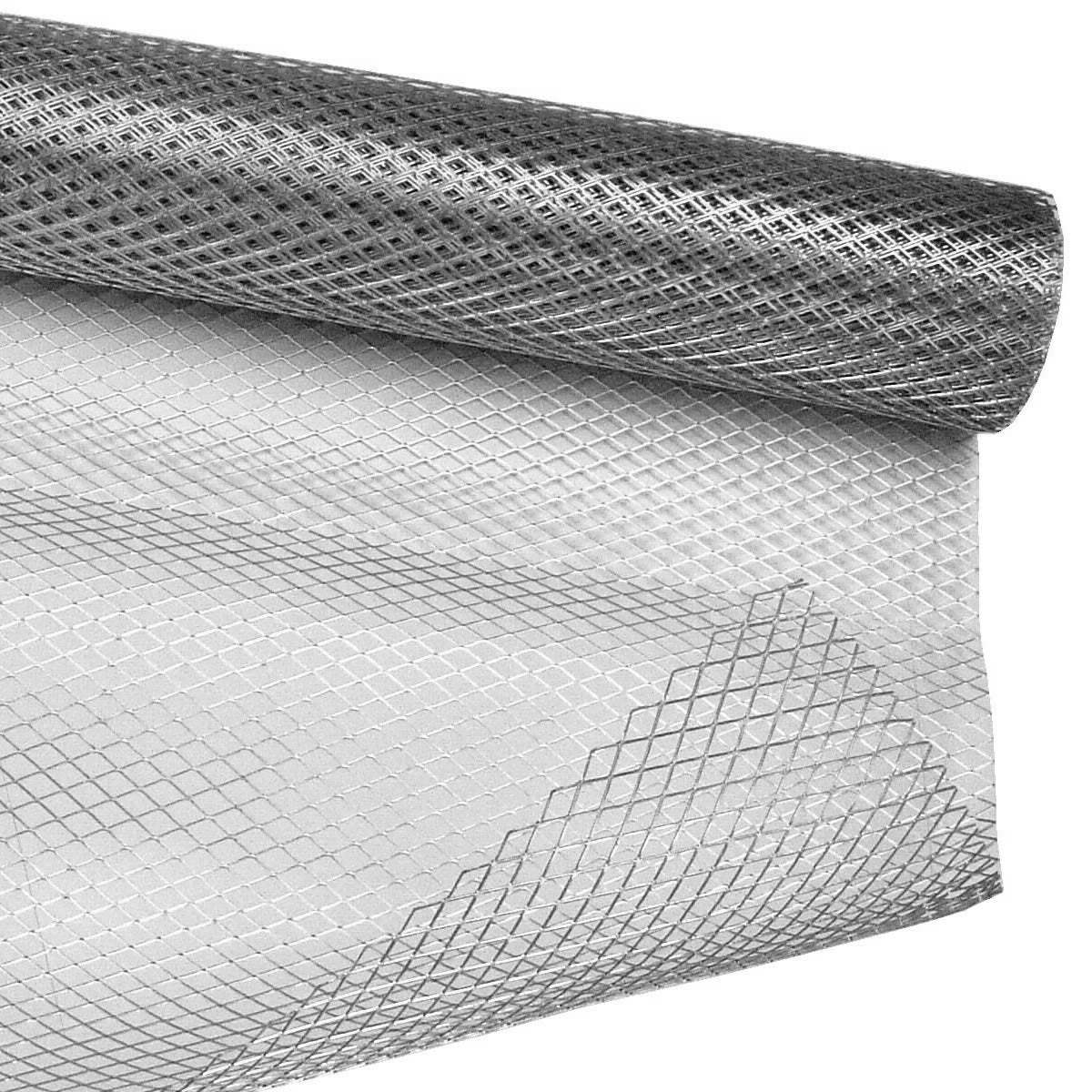 Coarse Aluminium Modelling Wire Mesh 50cm x 3m Roll