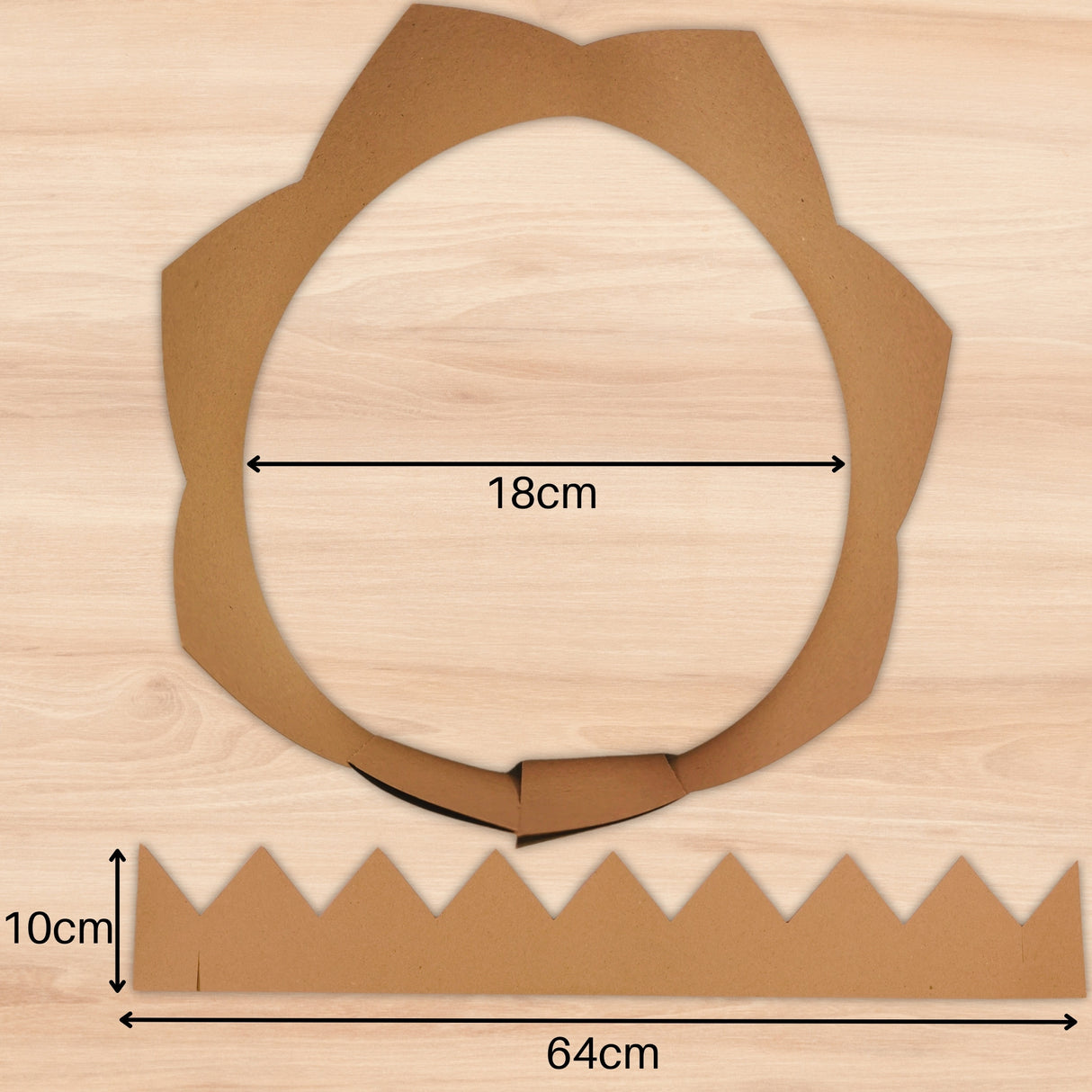 12 Create Your Own Recycled Kraft Crown Party Hats