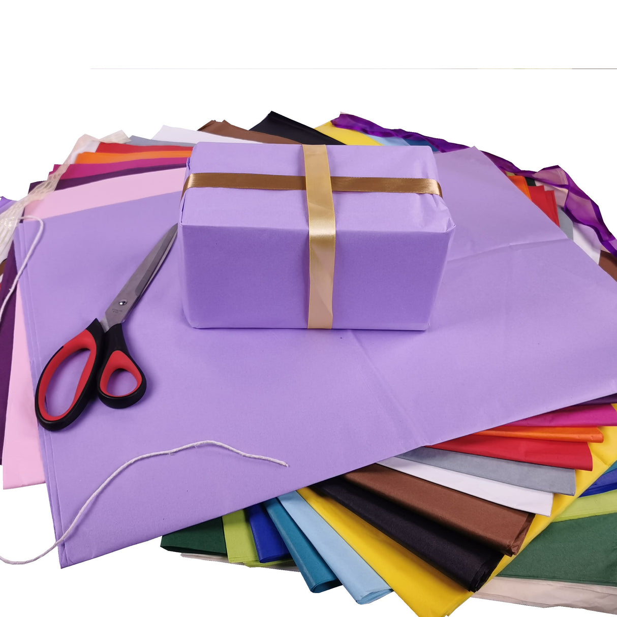 Lilac Tissue Paper Lifestyle Box