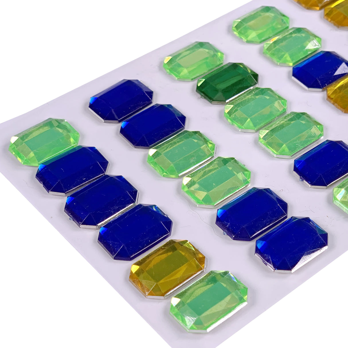 rectangle shaped jewels / gems