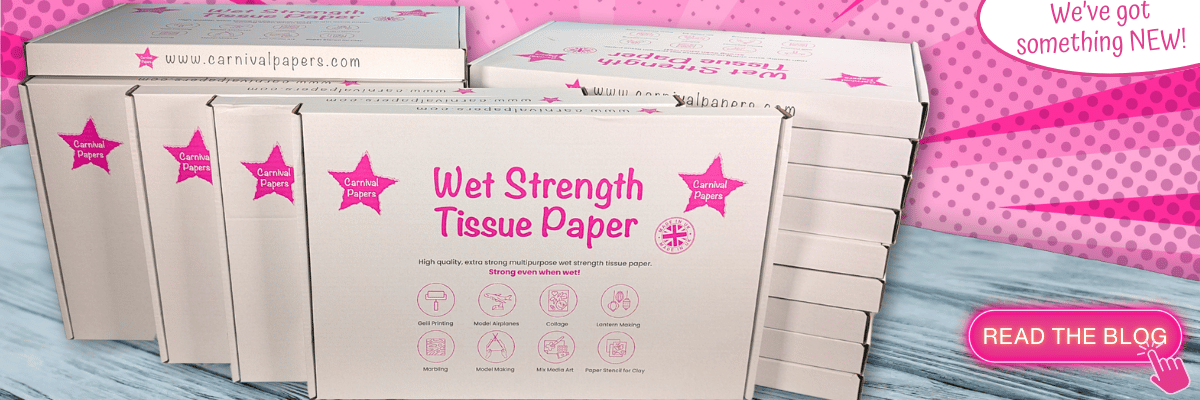 Carnival Papers Wet Strength Tissue Paper Boxes