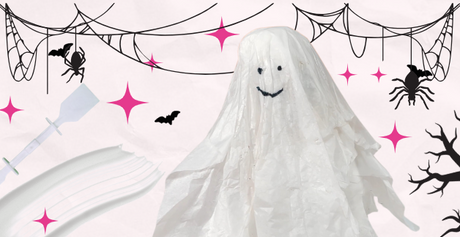 Small DIY Floating Ghosts: Spooky Crafts with Wet Strength Tissue Paper