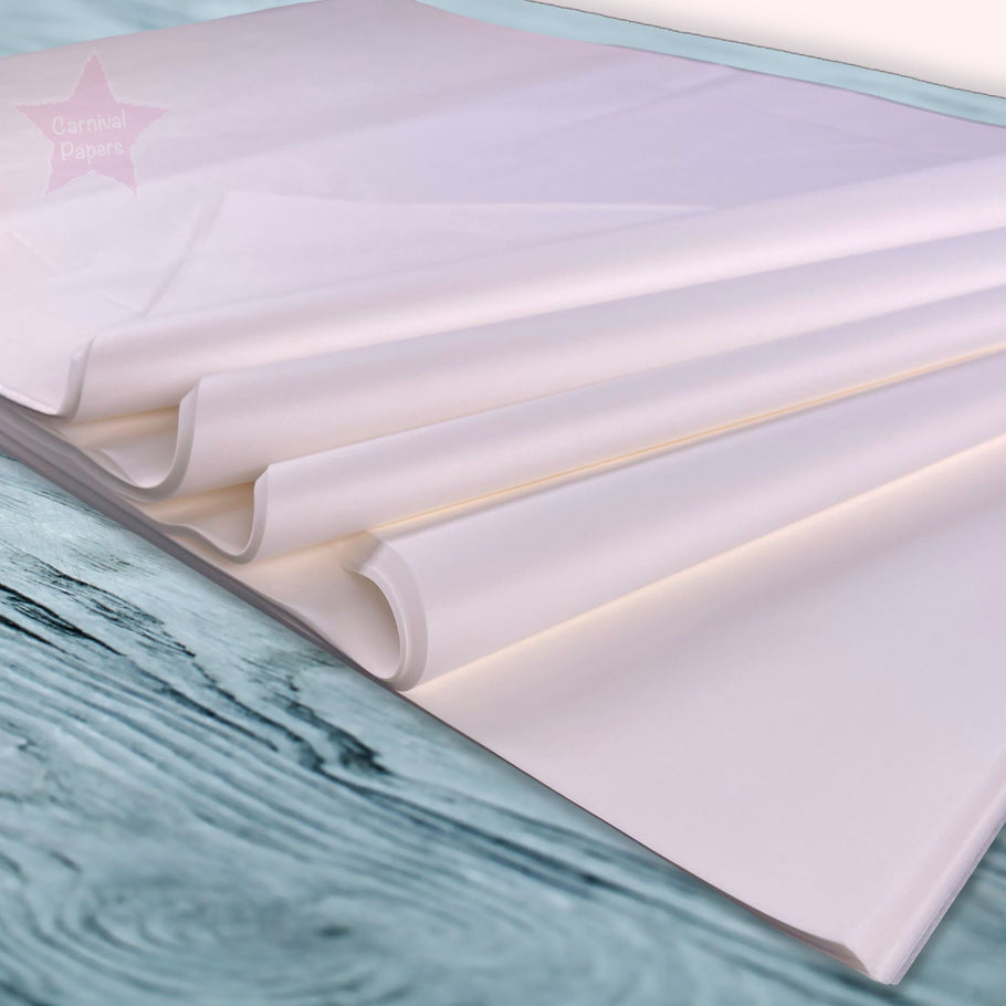 White Wet Strength Tissue Paper 10 Sheets CarnivalPapers