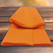 Load image into Gallery viewer, Extra Large Orange Crepe Paper Sheets For Flower Crafting &amp; Gift Wrapping 50cmx300cm
