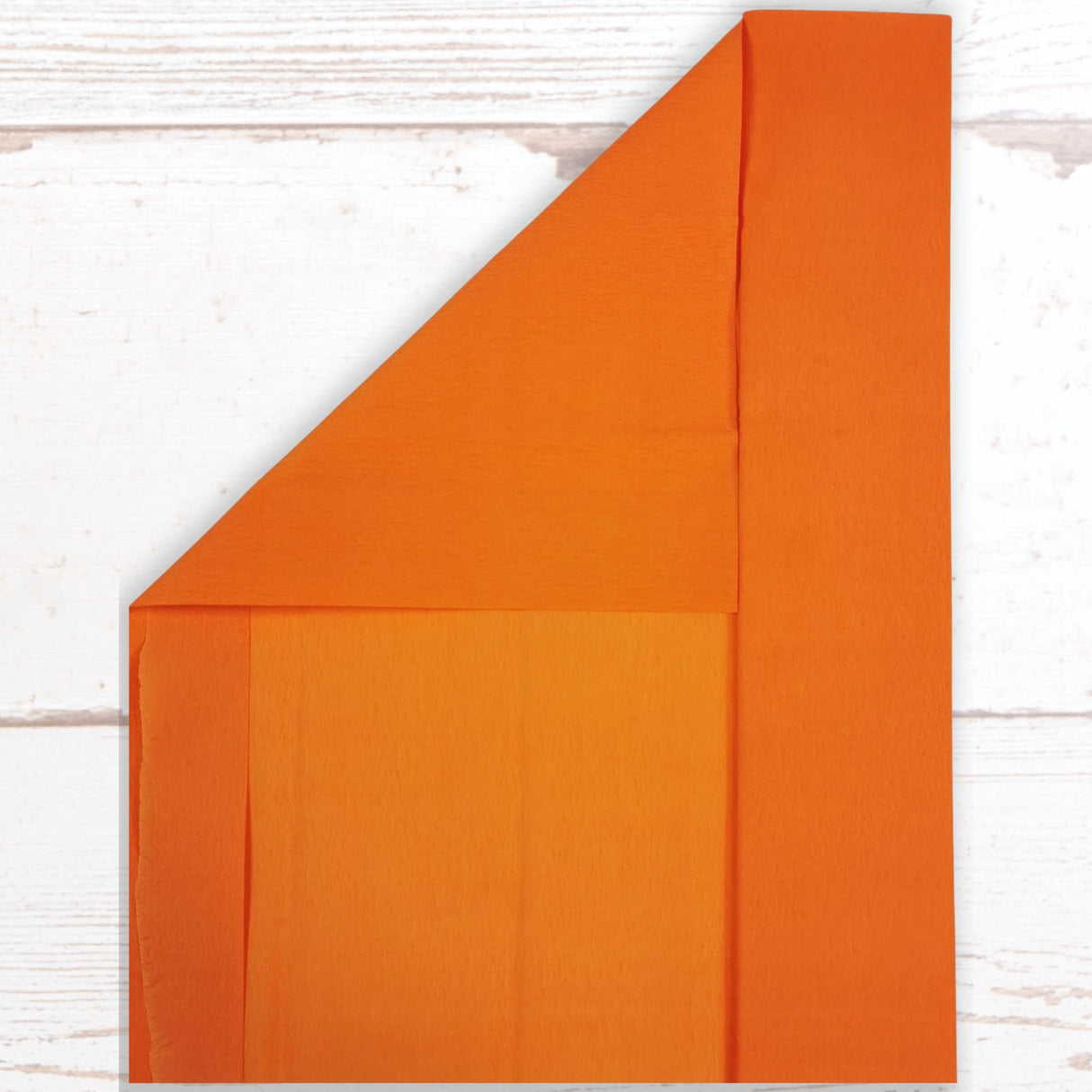 Extra Large Orange Crepe Paper Sheets For Flower Crafting & Gift Wrapping 50cmx300cm