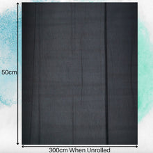 Load image into Gallery viewer, Extra Large Black Crepe Paper Sheets For Flower Crafting &amp; Gift Wrapping 50cmx300cm
