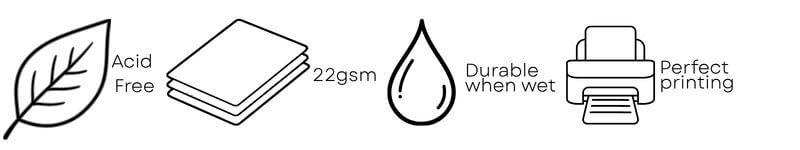 Key features of A4 white strength tissue paper