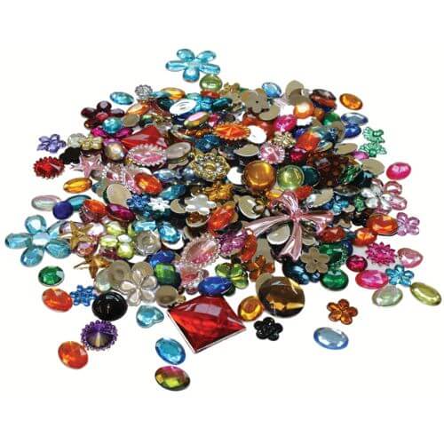 Acrylic Jewels & Gemstones – 454g Mixed Pack