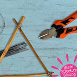 18cm Side Cutters Chrome Vanadium Steel with Soft Grip Handles