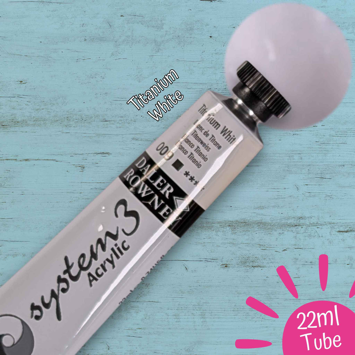 System 3 Acrylic Paint Starter Set of 6 x22ml Tubes