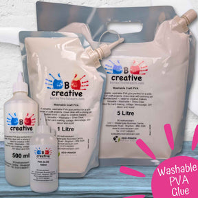 Washable PVA glue from Carnival Papers – ideal for paper lanterns and tissue paper crafts