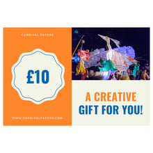Load image into Gallery viewer, carnival tokens gift card £10
