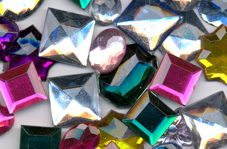 Self Adhesive Assorted Jewels 200g