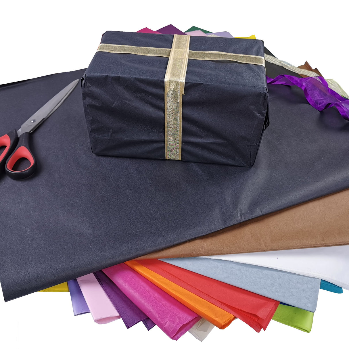 Black Tissue Box