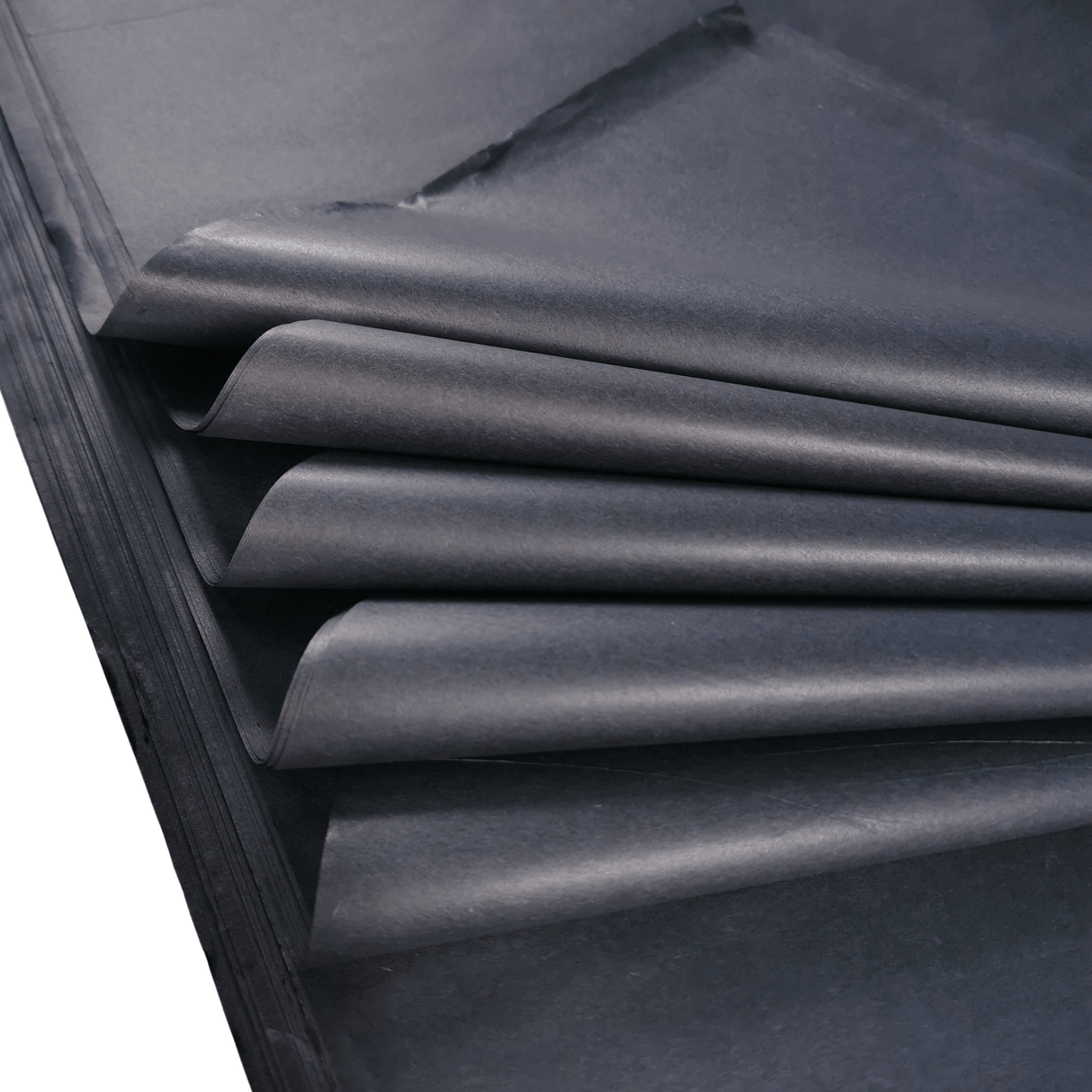 Black Tissue Paper Folds 3
