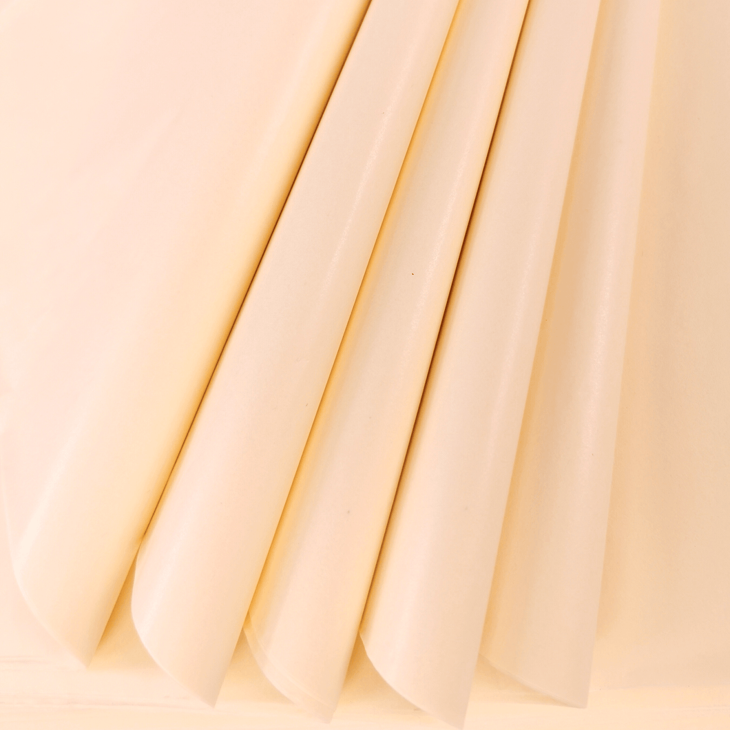 Cream Tissue Paper Folds 3