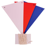 Jubilee Bunting Red, White & Blue Flags With String