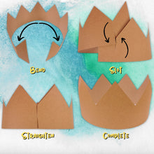 Load image into Gallery viewer, 12 Create Your Own Recycled Kraft Crown Party Hats
