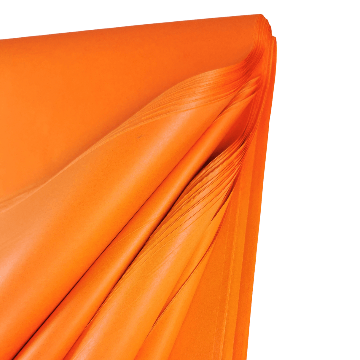 Orange Tissue Paper Fancy Fold 3