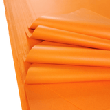 Orange Tissue Paper Folds 5