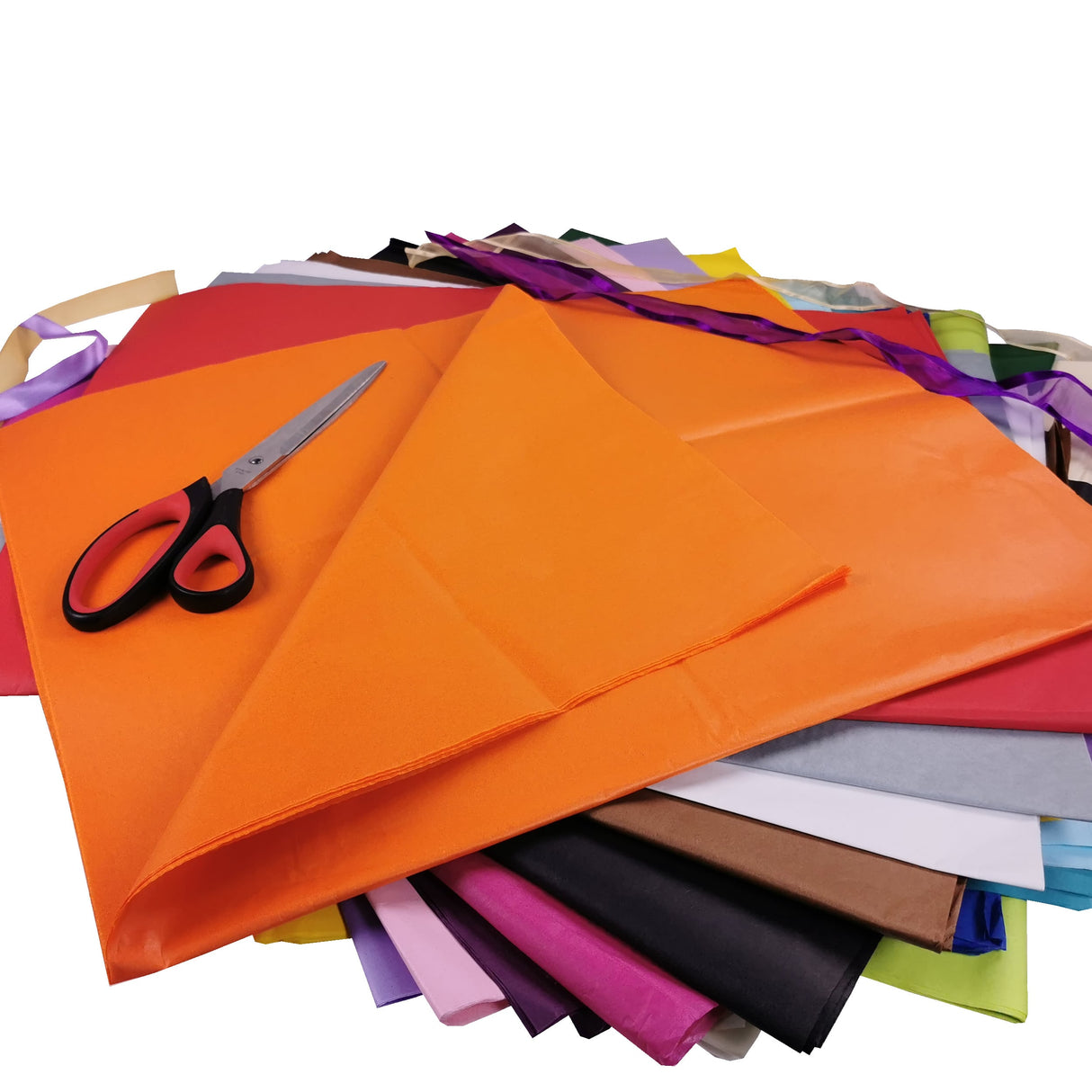 Orange Tissue Paper Lifestyle 2