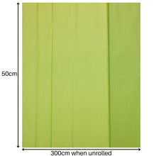 Load image into Gallery viewer, 12 Easter Crepe Paper 3m Sheets Dark Green Yellow Light Green
