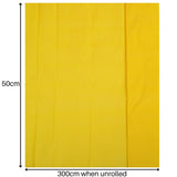 12 Easter Crepe Paper 3m Sheets Dark Green Yellow Light Green