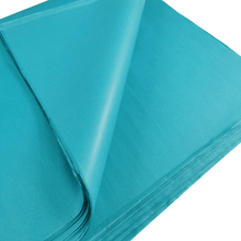 Load image into Gallery viewer, Turquoise Tissue Paper Corner Fold 1
