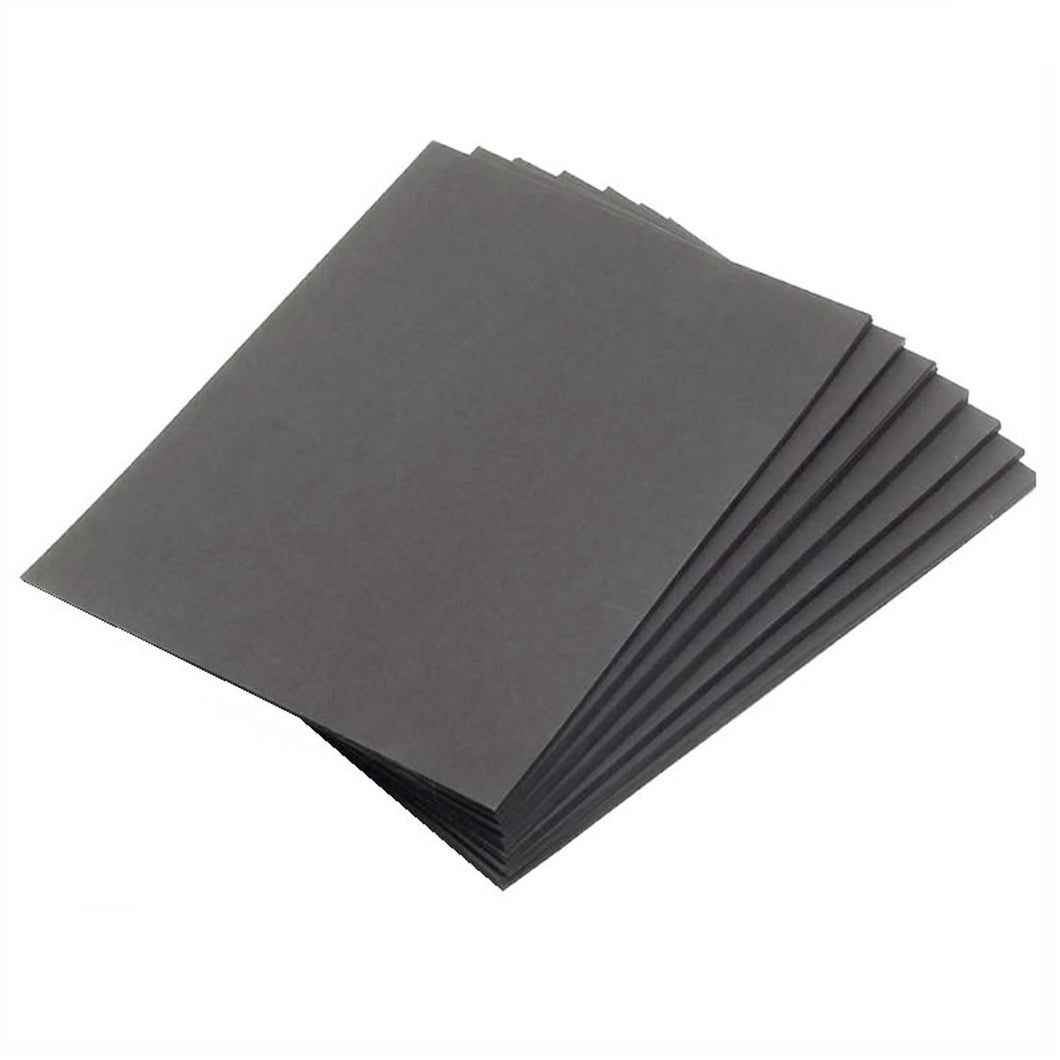 black sugar paper pages